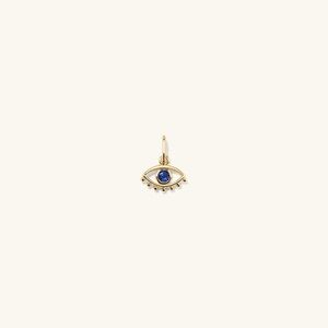 MEJURI Evil Eye Blue Sapphire Earring Charm